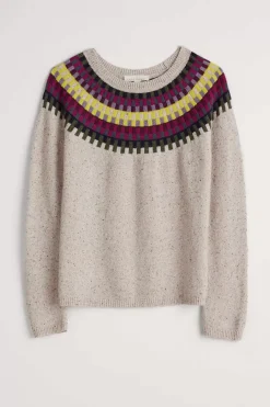 Seasalt Cornwall Knitwear<Berlewen Fair Isle Jumper Croquet Aran Multi