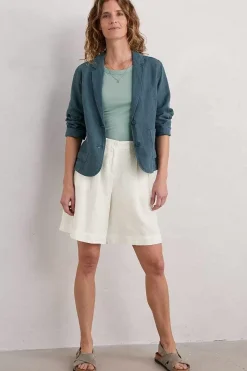 Seasalt Cornwall Coats & Jackets<Blinker Linen Blazer Pool