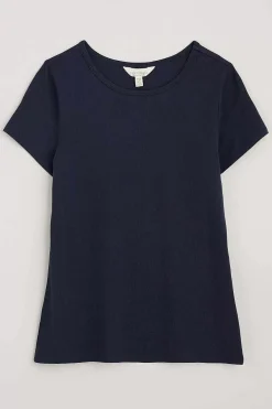 Seasalt Cornwall Tops<Bounder Crew Neck T-Shirt (Gots) Maritime