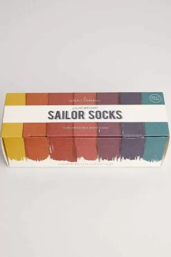 Seasalt Cornwall Socks & Tights<Box Of 7 Women's Lightweight Sailor Socks Full Tint Mix