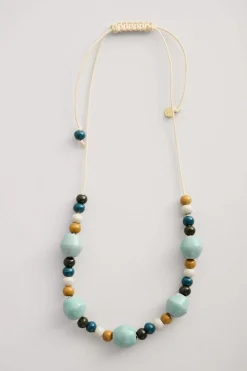 Seasalt Cornwall Jewellery<Canna Ceramic Bead Necklace Daffodil Tomato