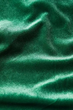 Seasalt Cornwall Tops<Capsule V-Neck Velvet Top Evergreen