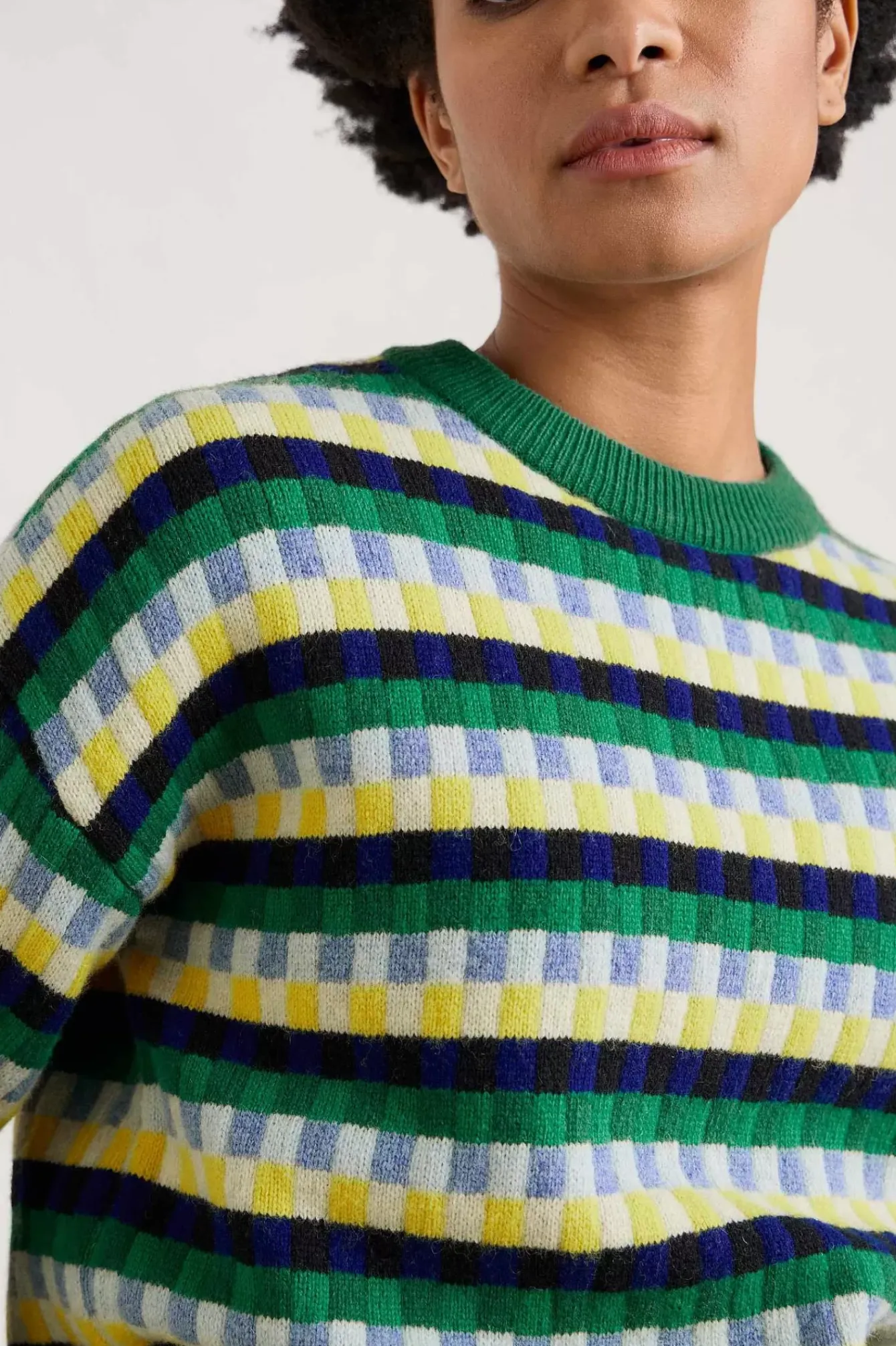 Seasalt Cornwall Knitwear<Clover Bed Lambswool Blend Jumper Croquet Island Multi