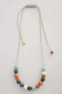 Seasalt Cornwall Jewellery<Conifer Ceramic Bead Necklace Buttercup Mix