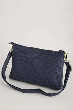 Seasalt Cornwall Bags<Cornelly Woven Leather Bag Maritime
