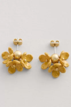 Seasalt Cornwall Jewellery<Corsage Flower Bead Earrings Lupin Mix