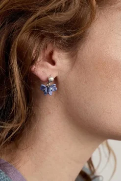 Seasalt Cornwall Jewellery<Corsage Flower Bead Earrings Lupin Mix