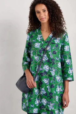 Seasalt Cornwall Tunics<Curves Flow Ramie Tunic Cyclamen Island