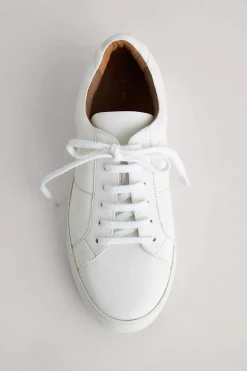 Seasalt Cornwall Shoes<Davidstow Leather Trainers Salt