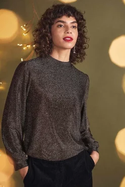 Seasalt Cornwall Tops<Dawn Point Sparkly Top Rosehip