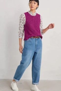 Seasalt Cornwall Knitwear<Doe Path Knitted Vest Cordial