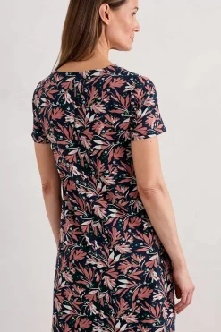 Seasalt Cornwall Tunics<Field Guide V-Neck Tunic Seaweed Swirl Maritime