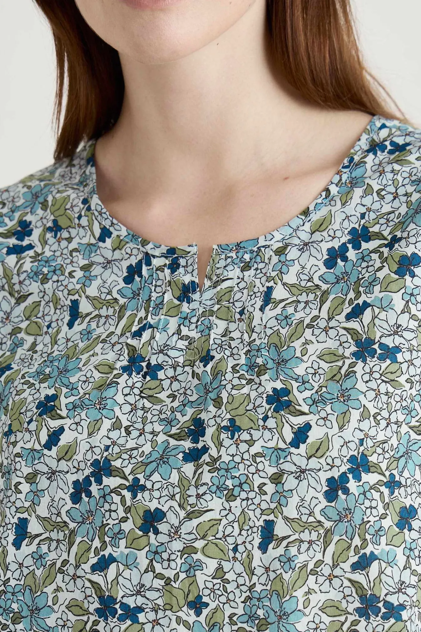 Seasalt Cornwall Tops<Garden Gate Cotton Top Anemone Vintage Reflection