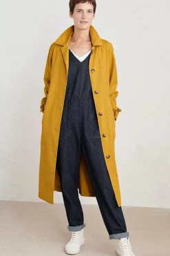 Seasalt Cornwall Trousers & Shorts<Gilley Denim Dungarees Dark Indigo Wash