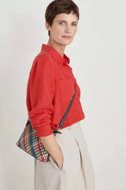 Seasalt Cornwall Tops<Hazel Branch Linen Shirt Tomato