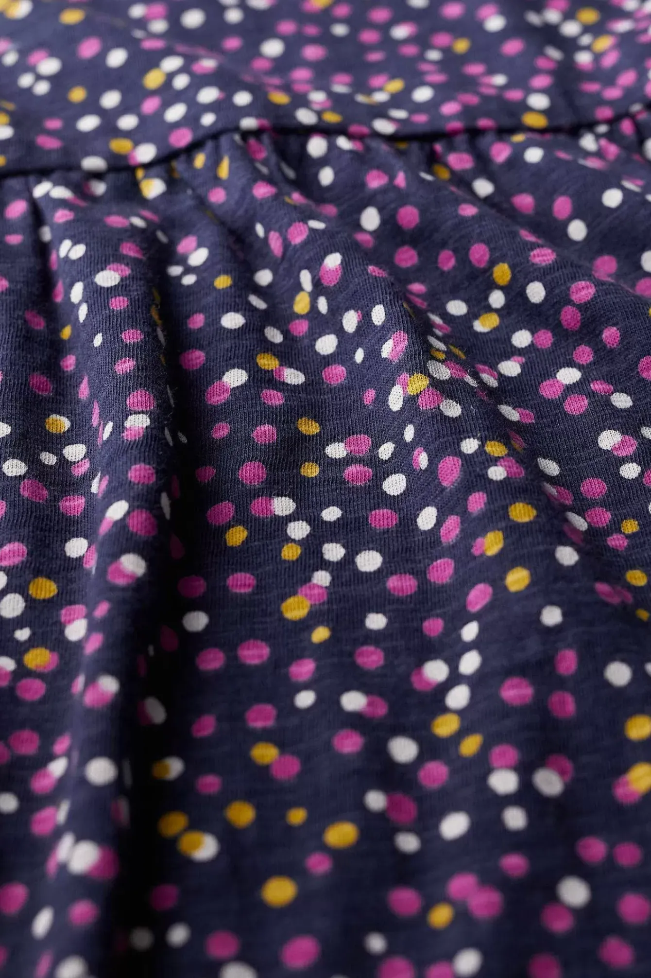 Seasalt Cornwall Dresses<Heron Dip Tiered Jersey Dress Dotted Paint Crocus
