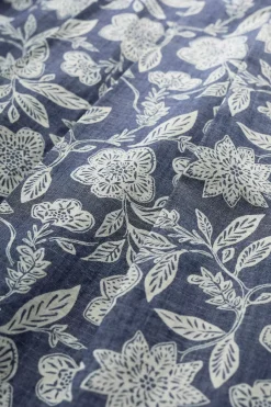 Seasalt Cornwall Skirts<Jamboree Chambray Midi Skirt Stone Flower Indigo