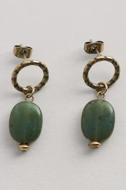 Seasalt Cornwall Jewellery<Juliot Drop Earrings Copse Brass Mix