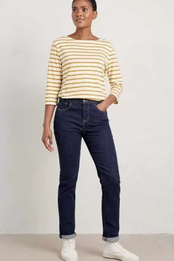Seasalt Cornwall Trousers & Shorts<Lamledra Denim Jeans Dark Indigo Wash