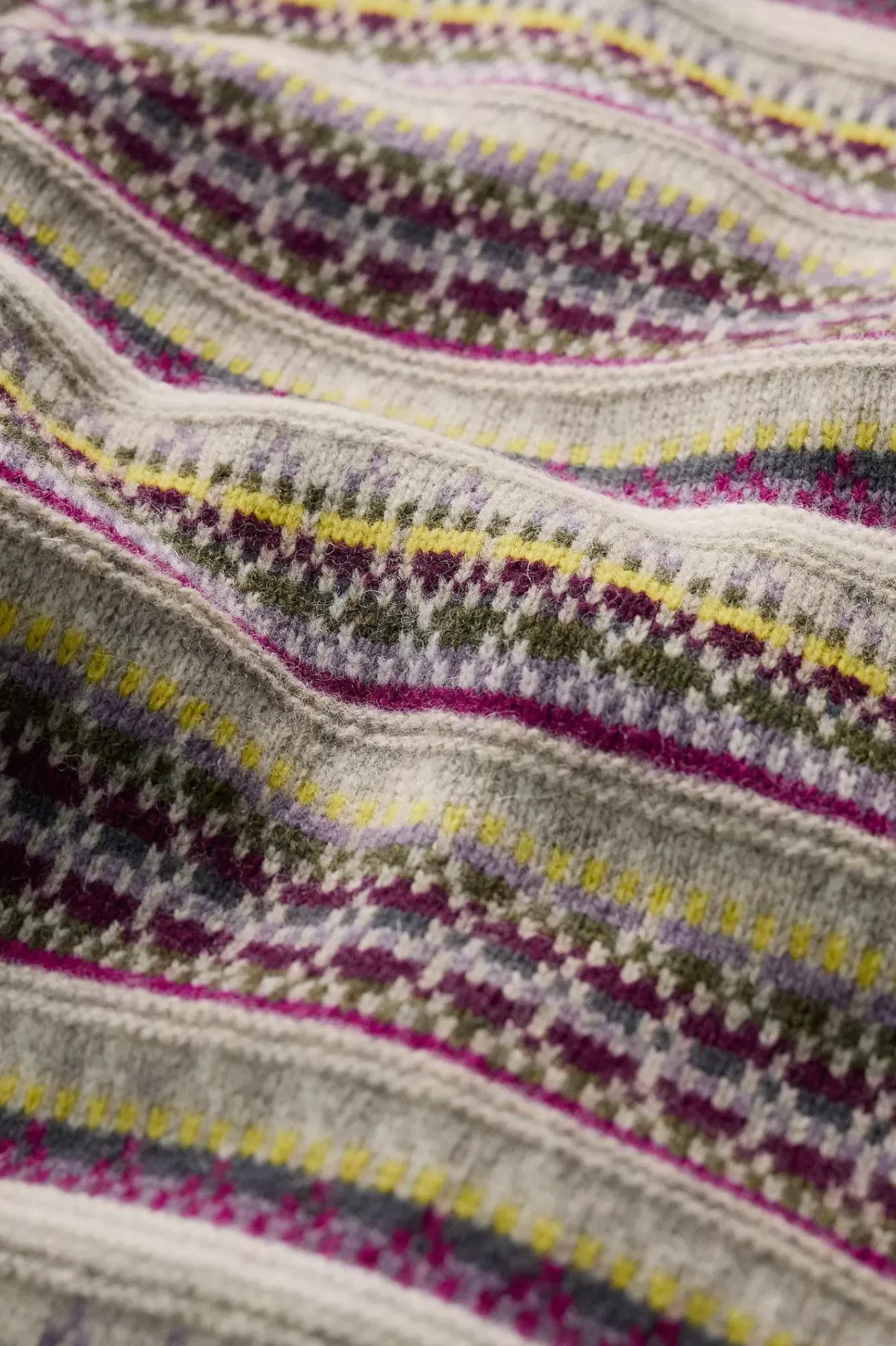 Seasalt Cornwall Knitwear<Lamorna Lane Fair Isle Cardigan Hemmick Aran Multi