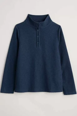 Seasalt Cornwall Tops<Last Boat Sweatshirt Maritime