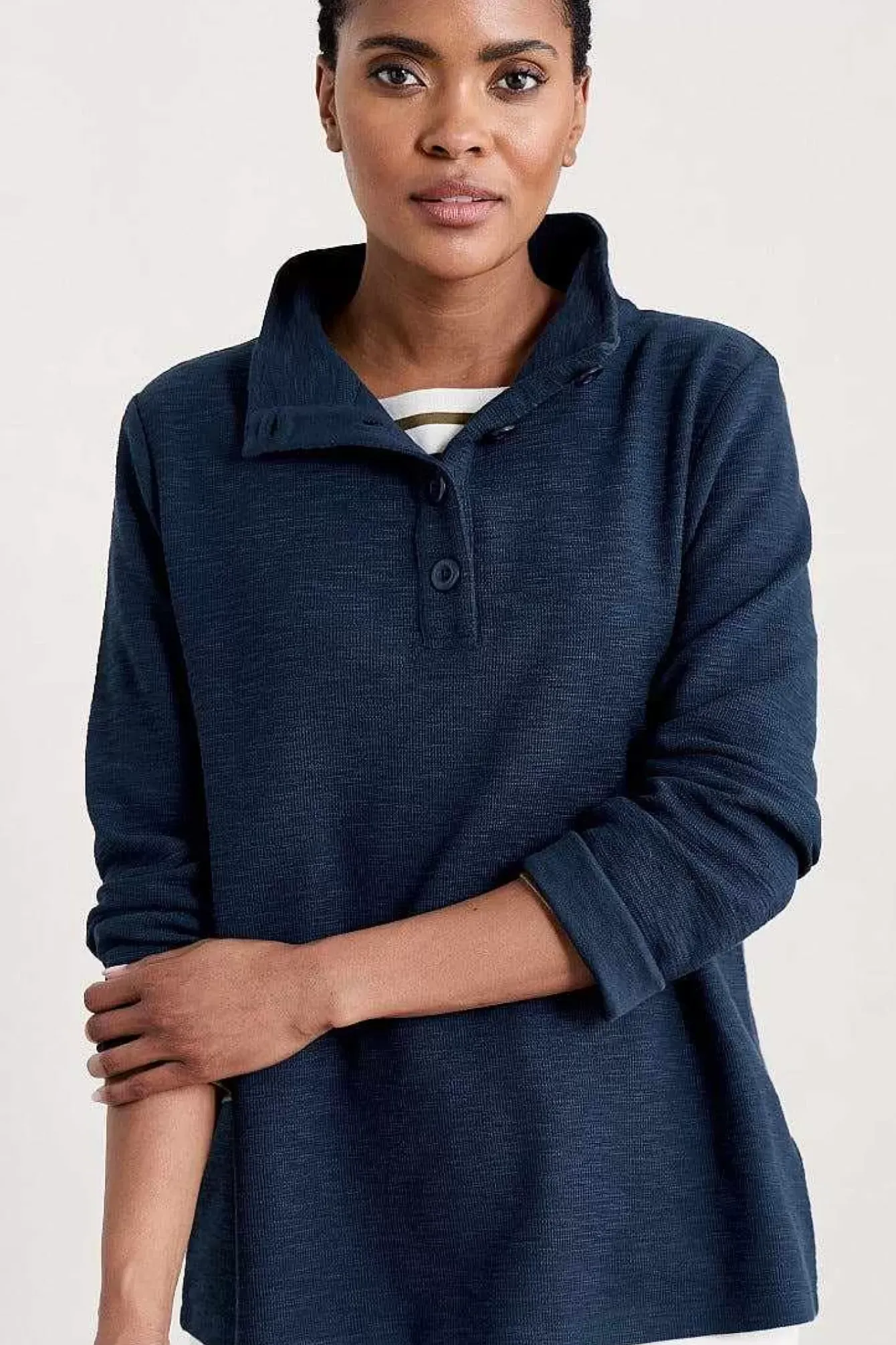 Seasalt Cornwall Tops<Last Boat Sweatshirt Maritime