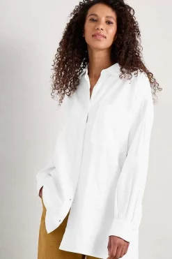Seasalt Cornwall Tops<Lavant Mor Organic Cotton Shirt Salt