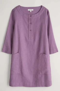 Seasalt Cornwall Tunics<Lighthouse Rock 3/4 Sleeve Tunic Verbena