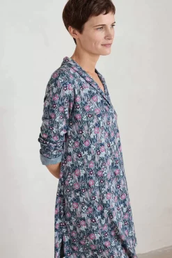 Seasalt Cornwall Tunics<Long Sight Jersey Tunic Floral Moor Enamel