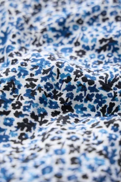 Seasalt Cornwall Dresses<Mainland Jersey Midi Dress Seaweed Floral Chalk