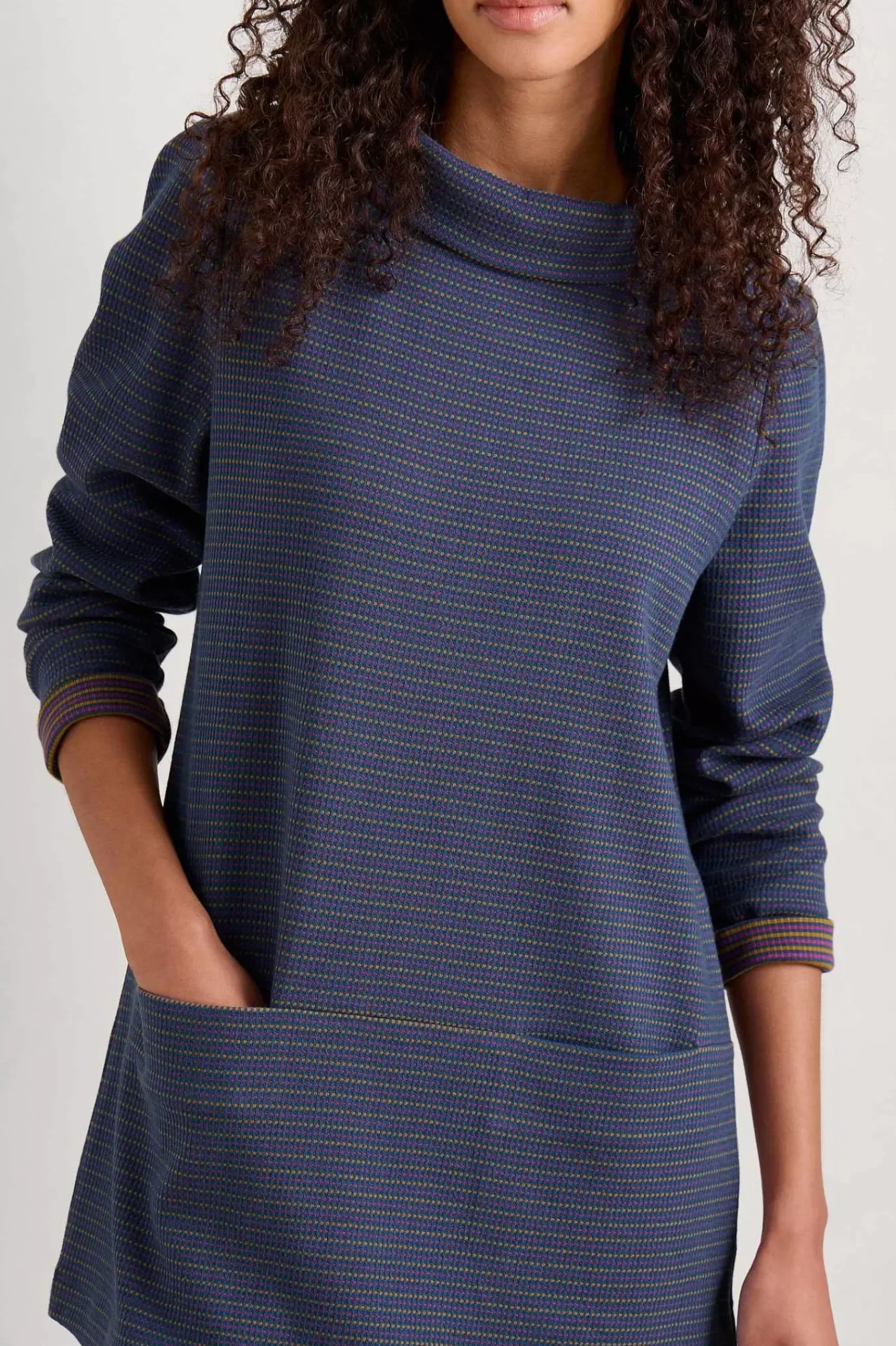 Seasalt Cornwall Tunics<Mawgan Porth Jersey Tunic Drop Stone Squall Buddleia