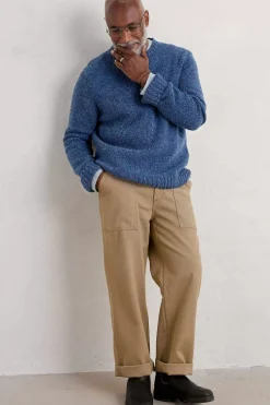Seasalt Cornwall Knitwear<Men's Bizen Jumper Squall