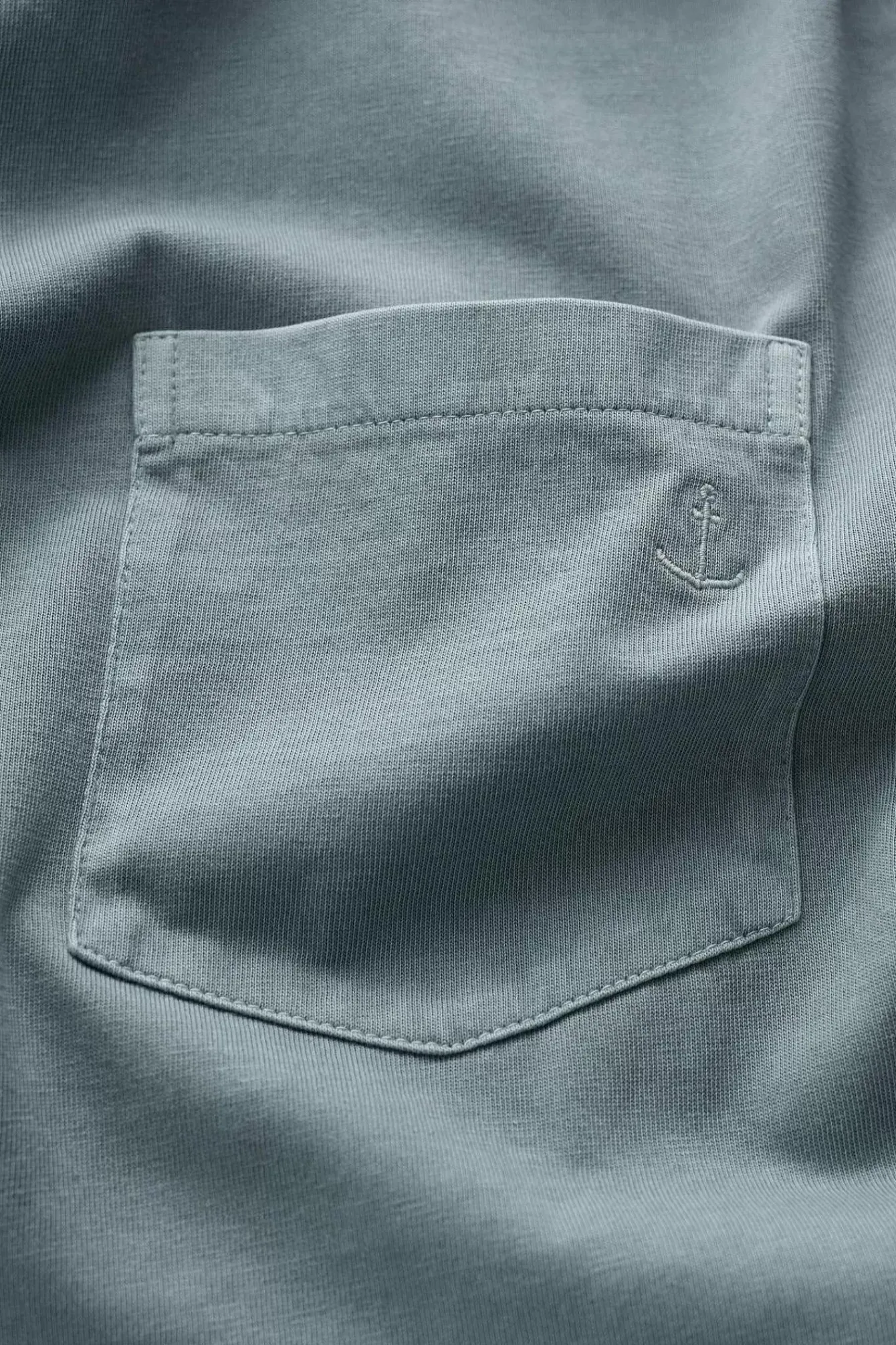 Seasalt Cornwall Tops & T-Shirts<Men's Carreck Pigment-Dyed T-Shirt Light Wade