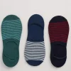 Seasalt Cornwall Socks<Men's Everyday Liner Socks Pack Of 3 Boddnick Mix