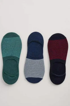 Seasalt Cornwall Socks<Men's Everyday Liner Socks Pack Of 3 Boddnick Mix