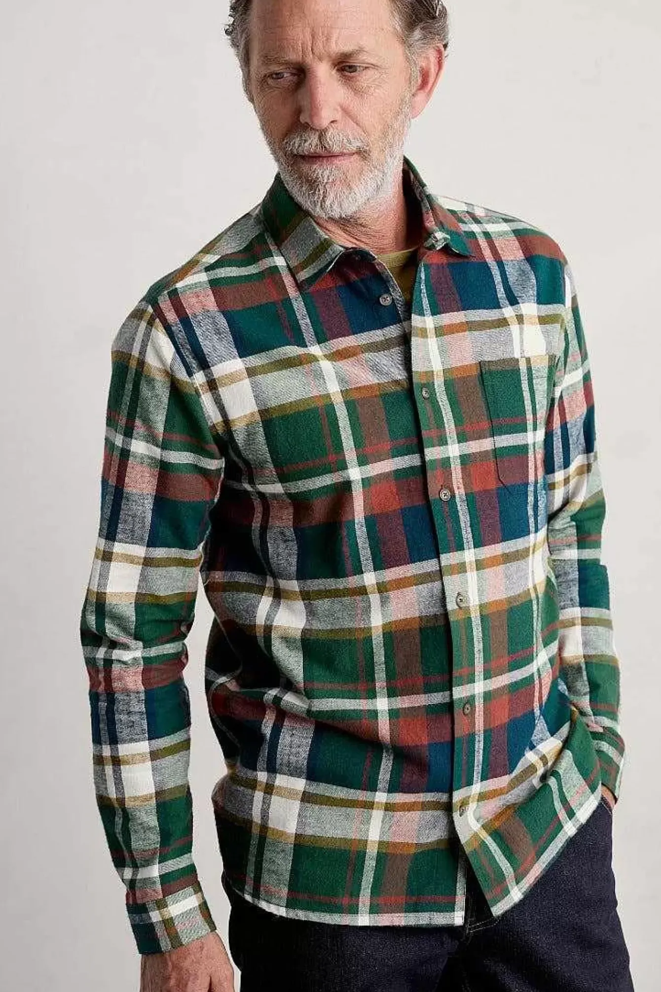 Seasalt Cornwall Tops & T-Shirts<Men's Fathomer Checked Shirt Rhythm Multi