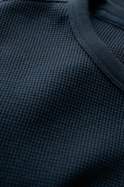 Seasalt Cornwall Tops & T-Shirts<Men's Jackline Waffle Jersey Top Inkwell