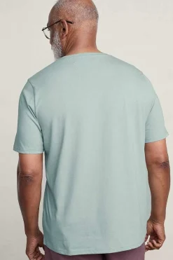 Seasalt Cornwall Tops & T-Shirts<Men's Loggerhead Organic Cotton T-Shirt Boat Drawing Eggshell