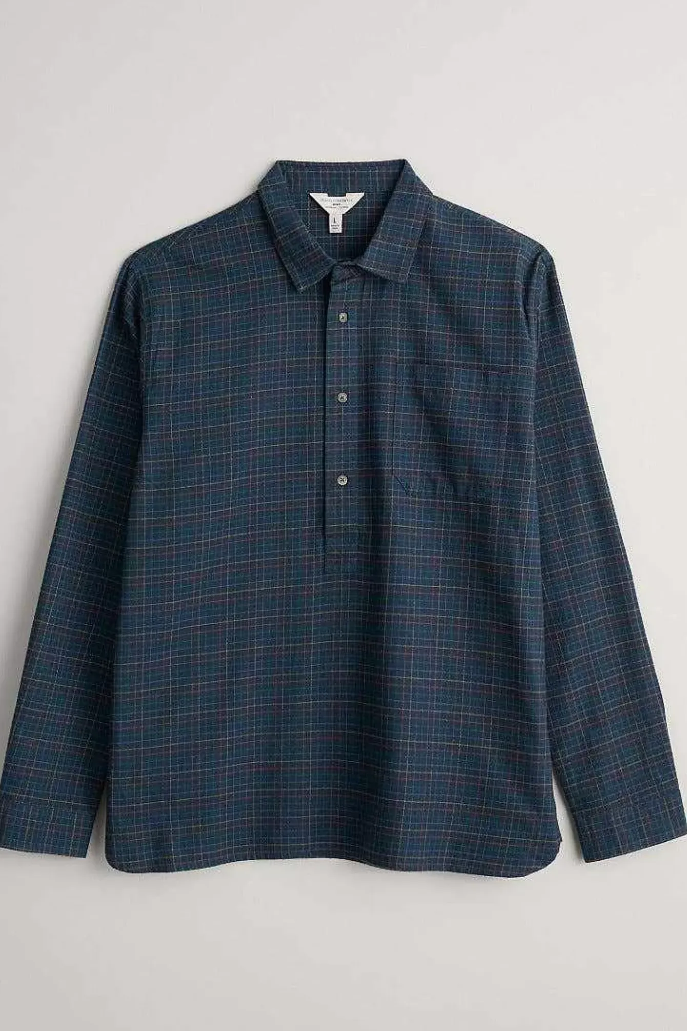 Seasalt Cornwall Tops & T-Shirts<Men's Organic Cotton Thomas Street Shirt Stippler Sea Cave