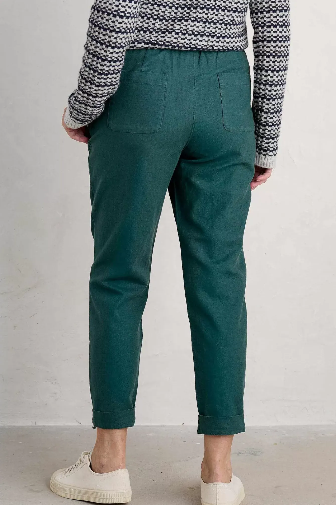 Seasalt Cornwall Trousers & Shorts<Nanterrow Trousers Dark Thyme