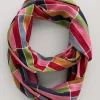 Seasalt Cornwall Scarves & Shawls<New Everyday Circle Scarf Colour Stack Rose