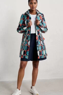 Seasalt Cornwall Coats & Jackets<Pack-It Waterproof Jacket Half Moons Chalk
