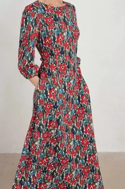 Seasalt Cornwall Dresses<Pellar Floral Dress Marsh Marigold Chalk
