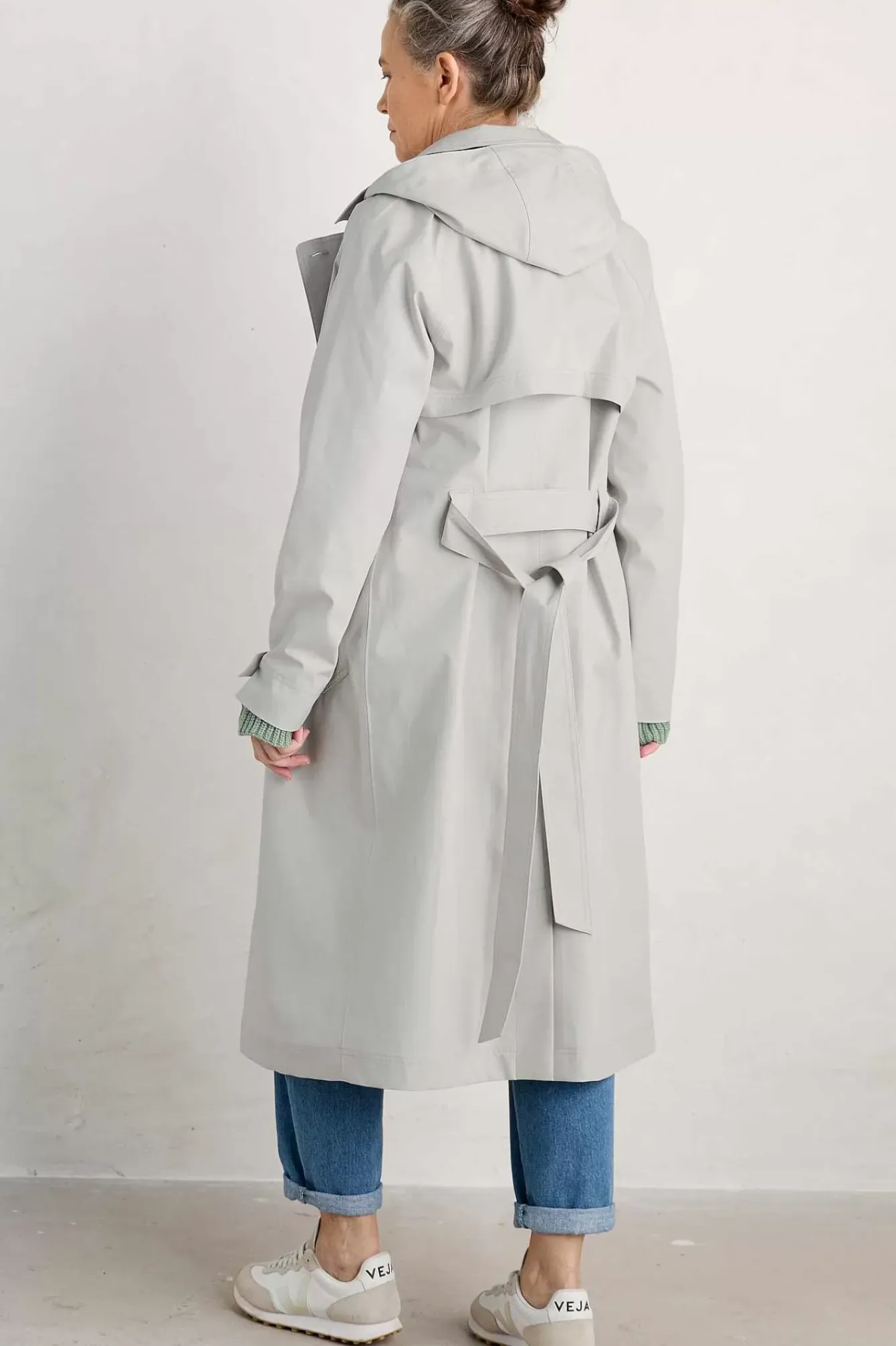Seasalt Cornwall Coats & Jackets<Penweathers Waterproof Trench Coat Driftwood