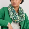 Seasalt Cornwall Scarves & Shawls<Pretty Circle Scarf Wetland Check Wreckage