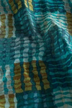 Seasalt Cornwall Scarves & Shawls<Pretty Circle Scarf Wetland Check Wreckage
