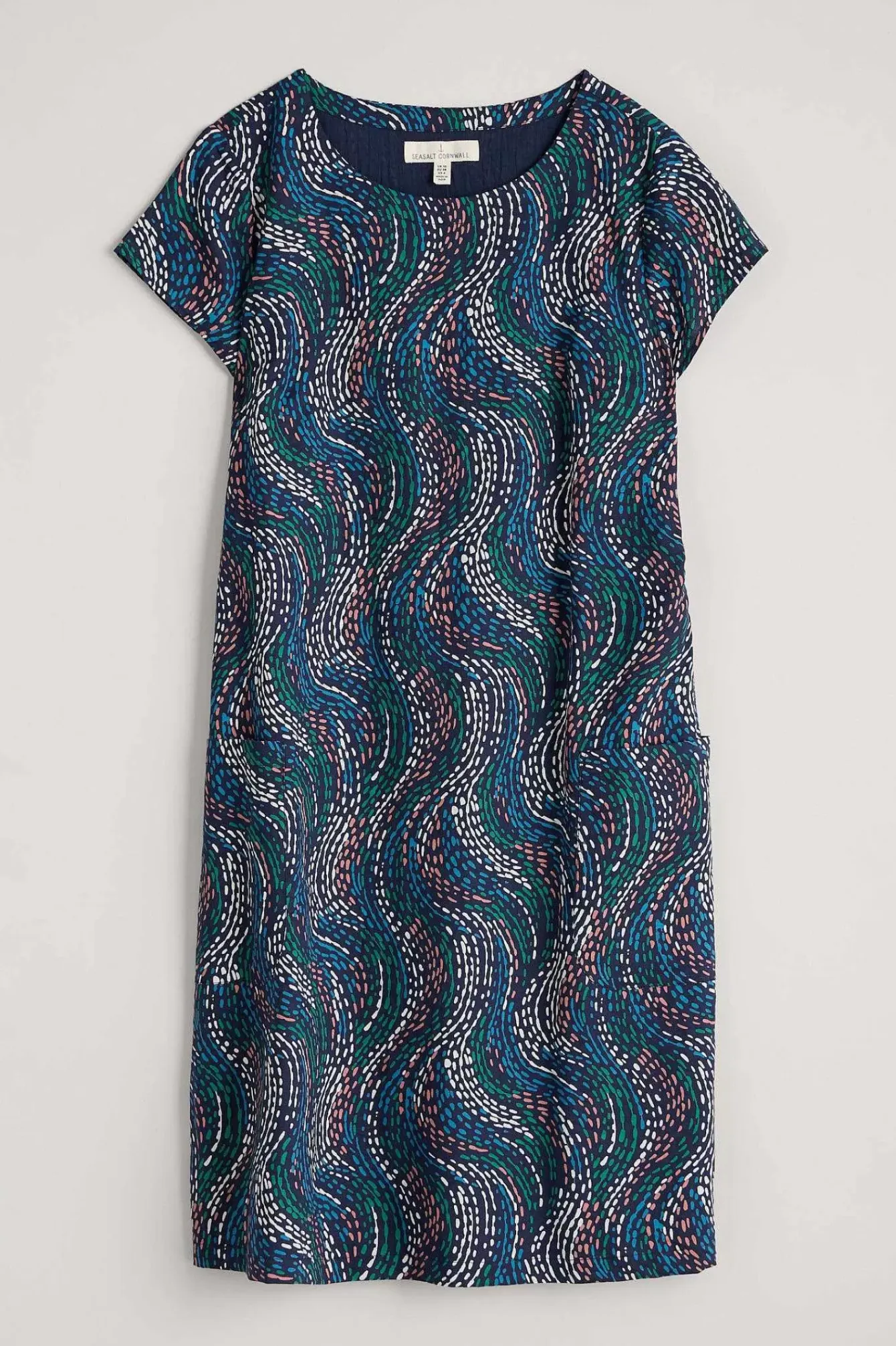 Seasalt Cornwall Dresses<River Cove Shift Dress River Spot Maritime