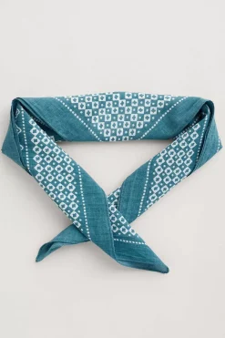 Seasalt Cornwall Handybands & Headbands<Sailor Square Wood Block Tile Rosemary