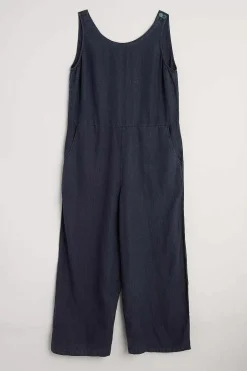 Seasalt Cornwall Trousers & Shorts<Salt Air Linen Jumpsuit Maritime
