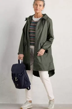 Seasalt Cornwall Coats & Jackets<Seafaring Waterproof Coat Trellis